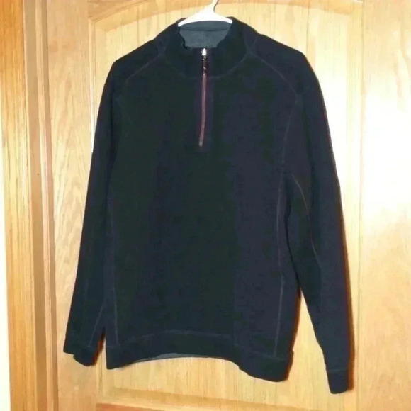 Tommy Bahama Navy Men's 1/4 zip sweater size M - Picture 1 of 9